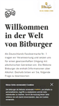 Mobile Screenshot of bitburger.de